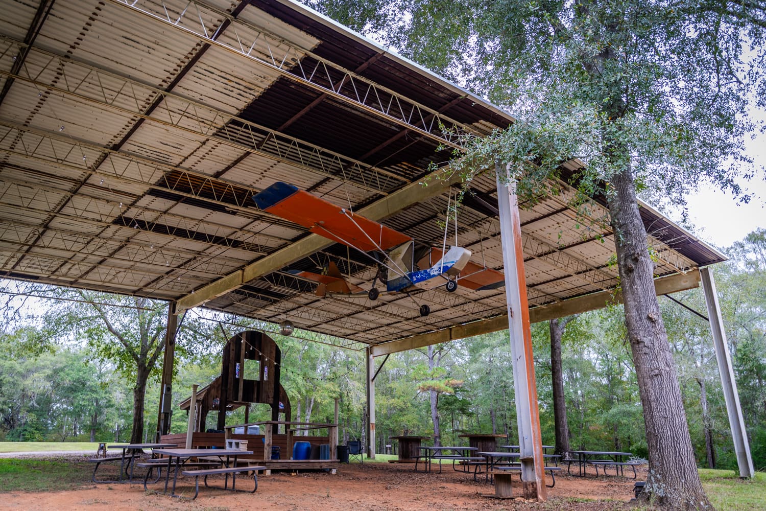 SMP Shelter with Old Plane